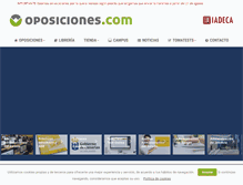 Tablet Screenshot of oposiciones.com