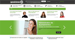 Desktop Screenshot of oposiciones.de
